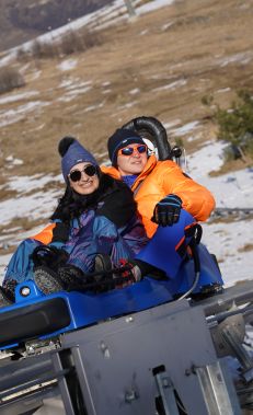 Alpine Coaster on the slopes of Shahdag